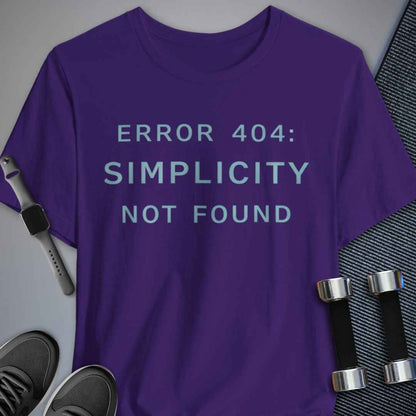 Printify T-Shirt Team Purple / S Complicated Workout T-Shirt