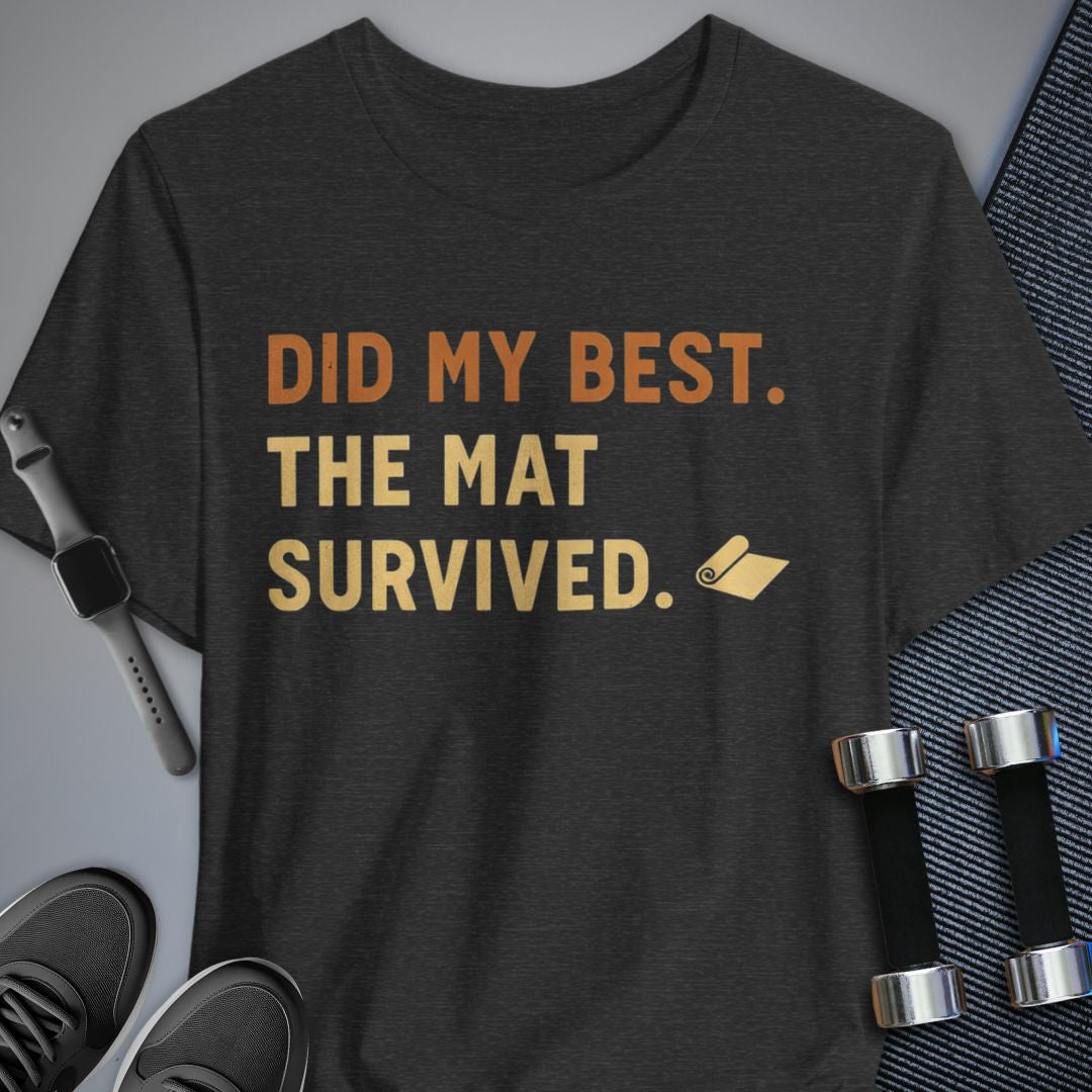 Printify T-Shirt Dark Grey Heather / S Did My Best T-Shirt