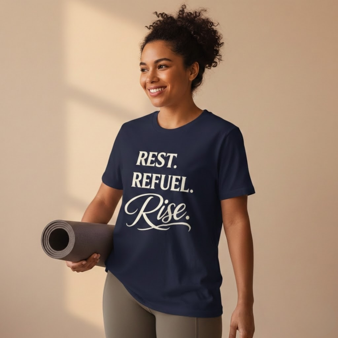 Printify T-Shirt Rest & Rise T-Shirt