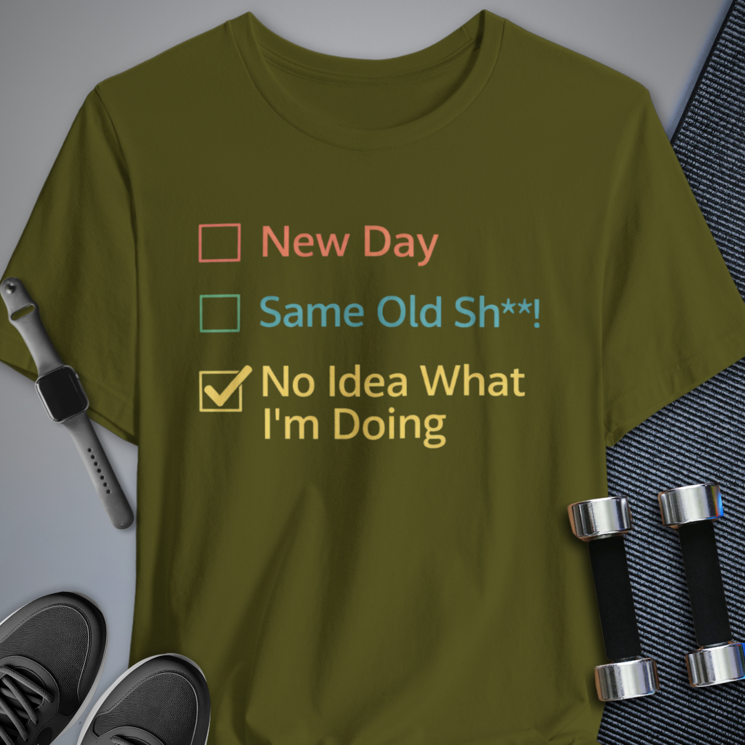 Printify T-Shirt Olive / S New Day T-Shirt