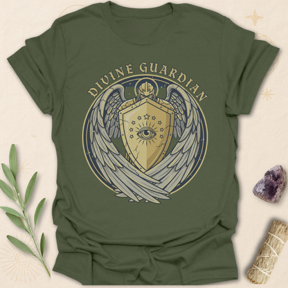 Printify T-Shirt Military Green / S Divine Guardian Tee