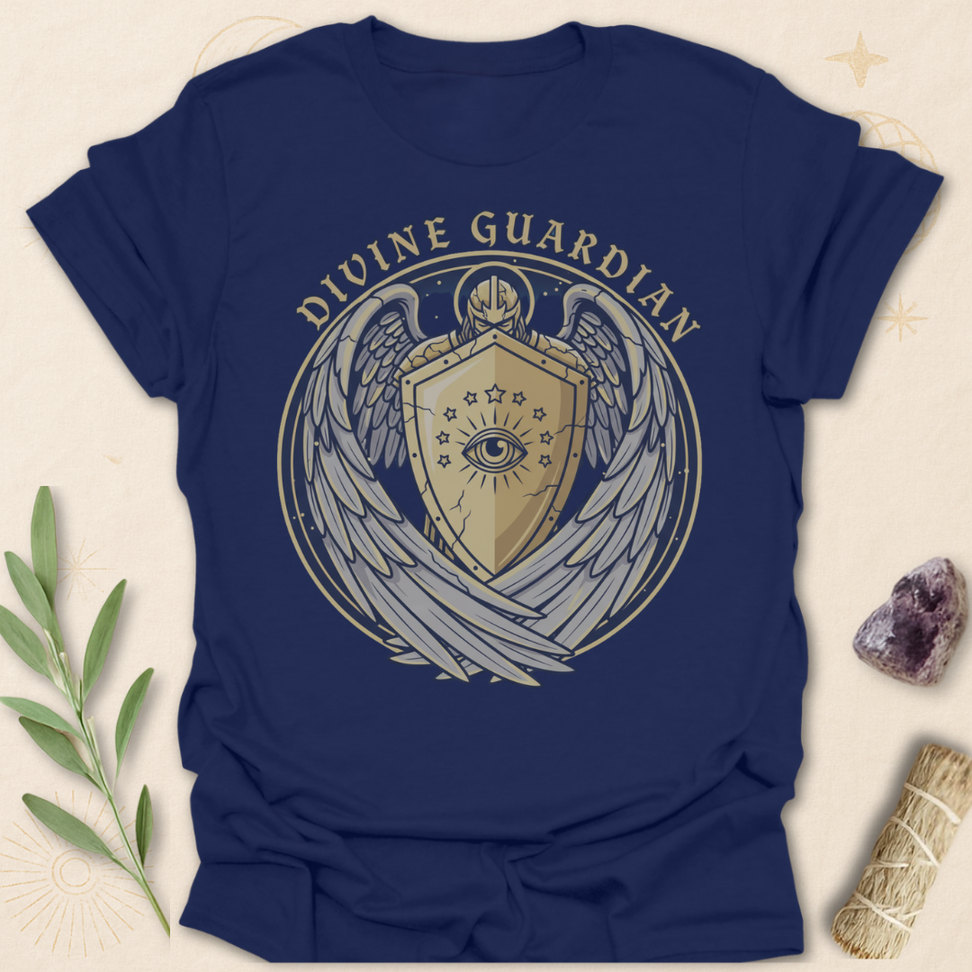 Printify T-Shirt Navy / S Divine Guardian Tee