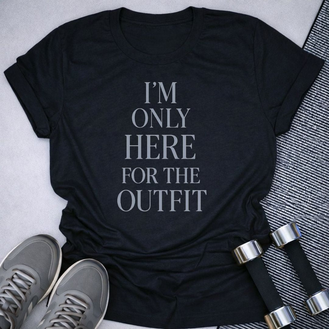 Printify T-Shirt Black / S Love The Outfit T-Shirt