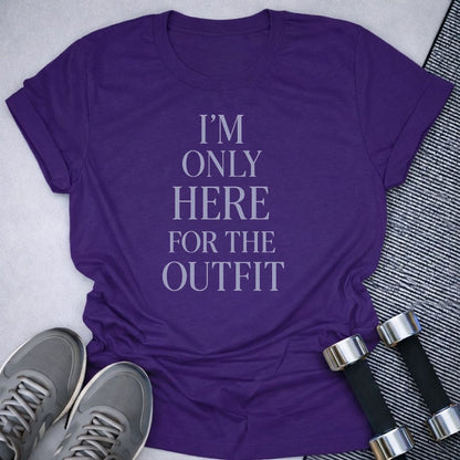 Printify T-Shirt Team Purple / S Love The Outfit T-Shirt