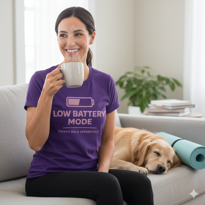 Printify T-Shirt Low Battery Mode