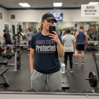 Printify T-Shirt Energy Protected  T-Shirt