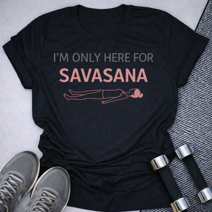 Printify T-Shirt Black / S Savasana T-Shirt