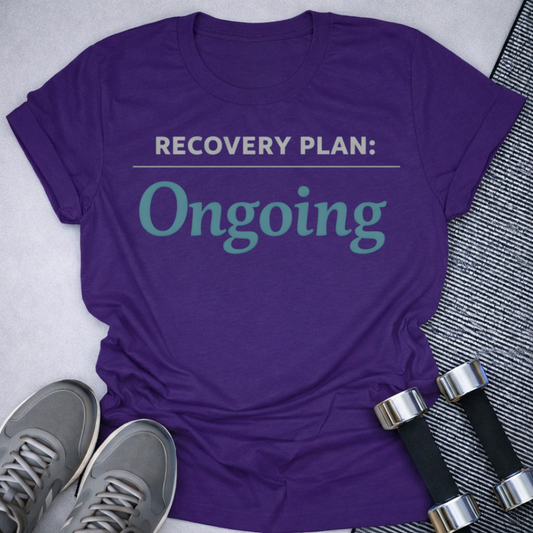 Printify T-Shirt Team Purple / S Ongoing Recovery T-Shirt