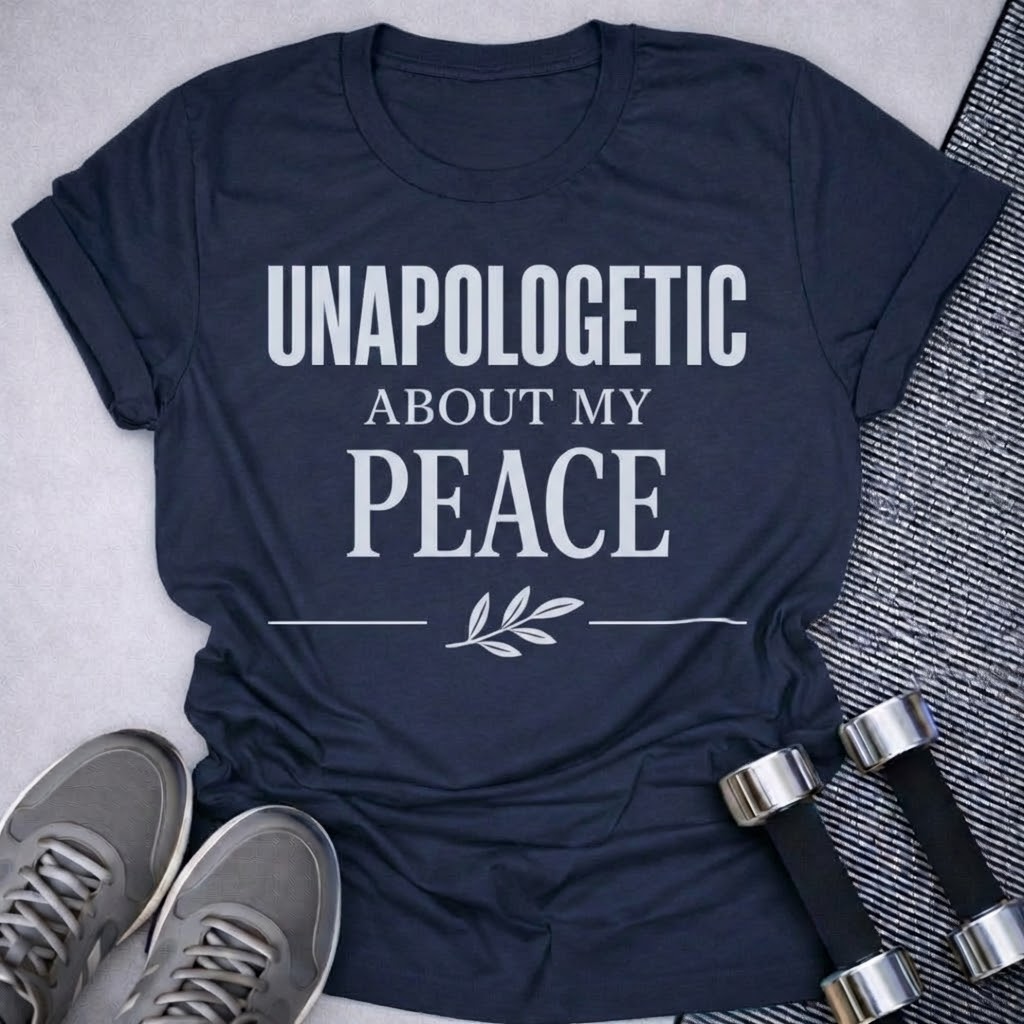 Printify T-Shirt Navy / S Unapologetic Peace T-Shirt