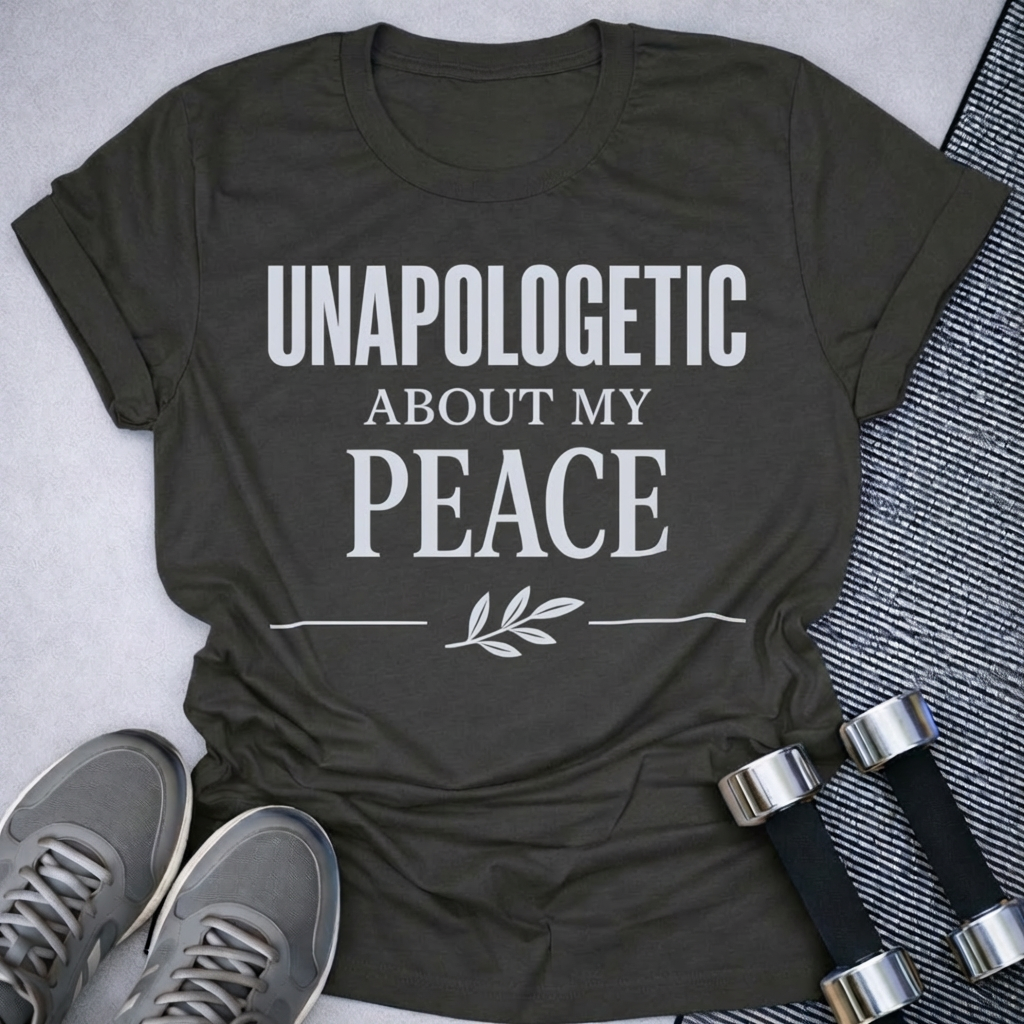 Printify T-Shirt Dark Grey Heather / S Unapologetic Peace T-Shirt