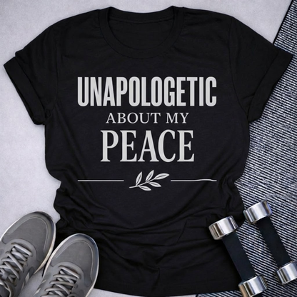Printify T-Shirt Black / S Unapologetic Peace T-Shirt