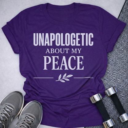Printify T-Shirt Team Purple / S Unapologetic Peace T-Shirt