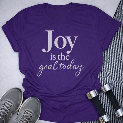 Printify T-Shirt Team Purple / S Joy Is The Goal T-Shirt