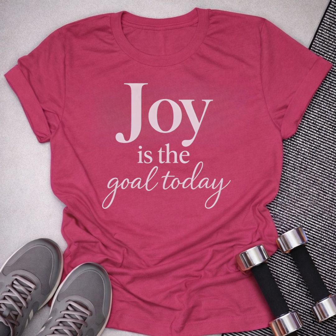 Printify T-Shirt Berry / S Joy Is The Goal T-Shirt