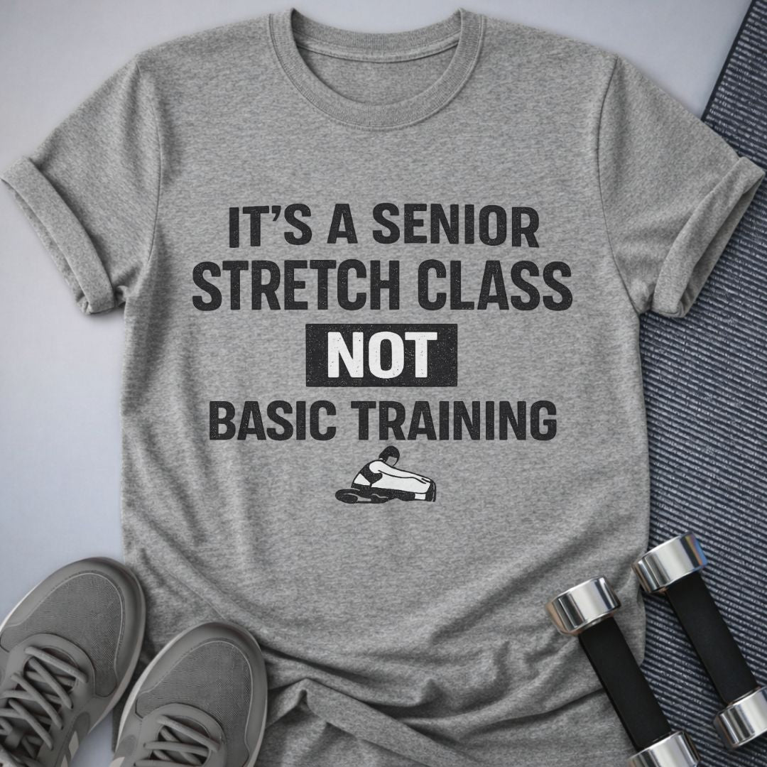 Printify T-Shirt Athletic Heather / S Not Basic Training T-Shirt