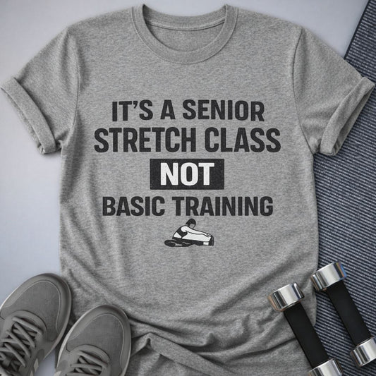 Printify T-Shirt Athletic Heather / S Not Basic Training T-Shirt