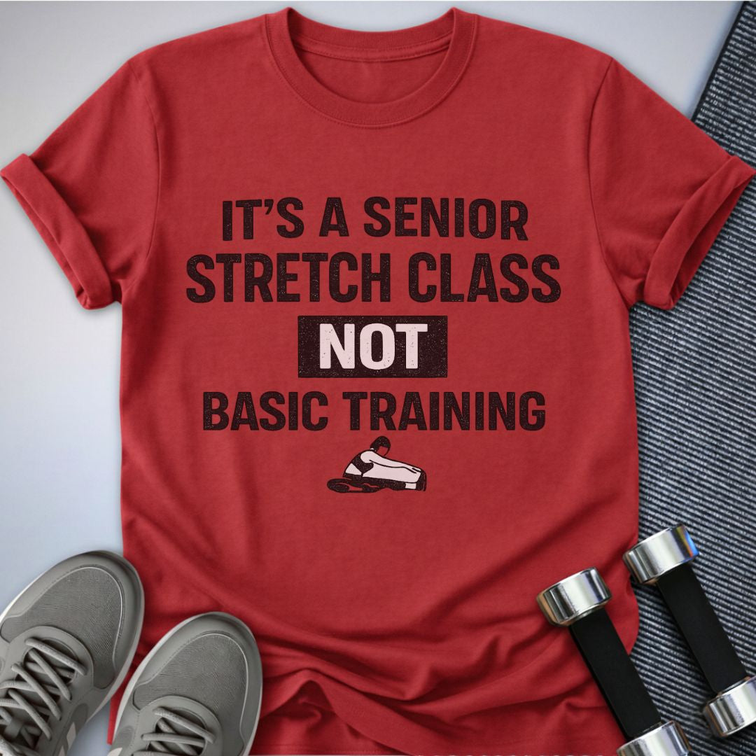 Printify T-Shirt Red / S Not Basic Training T-Shirt