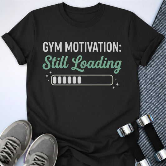 Printify T-Shirt Black / S Gym Motivation T-Shirt