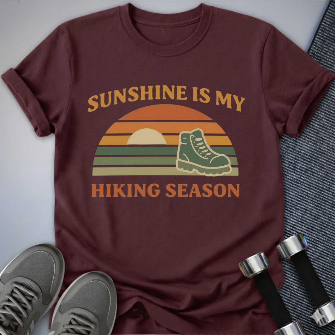 Printify T-Shirt Maroon / S My Season T-Shirt