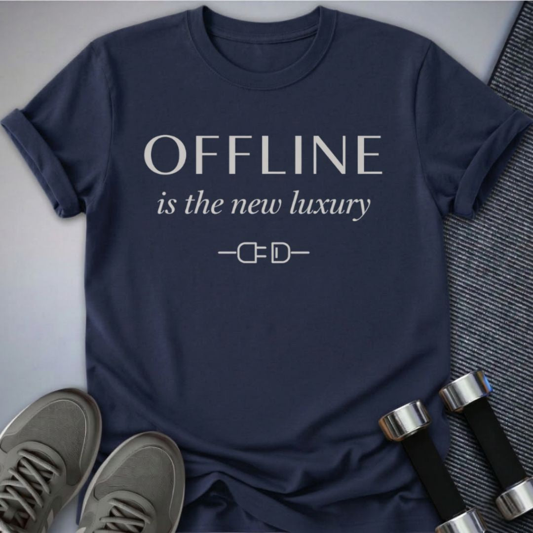 Printify T-Shirt Navy / S Offline Luxury T-Shirt