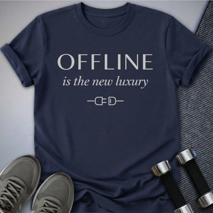 Printify T-Shirt Navy / S Offline Luxury T-Shirt