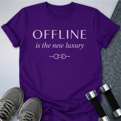Printify T-Shirt Team Purple / S Offline Luxury T-Shirt