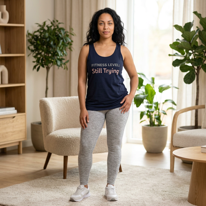 Printify Tank Top Still Trying -Tank Top