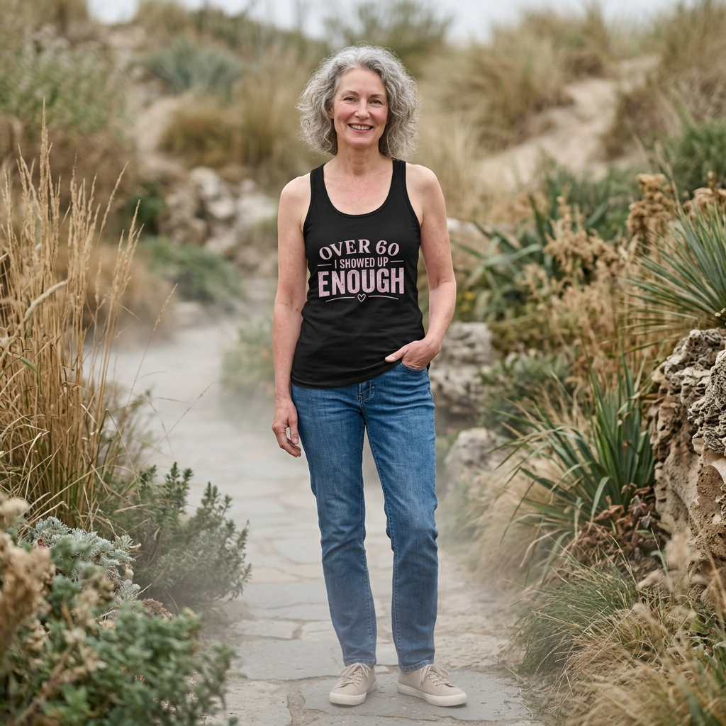Printify Tank Top 60 & Showed Up - Tank Top