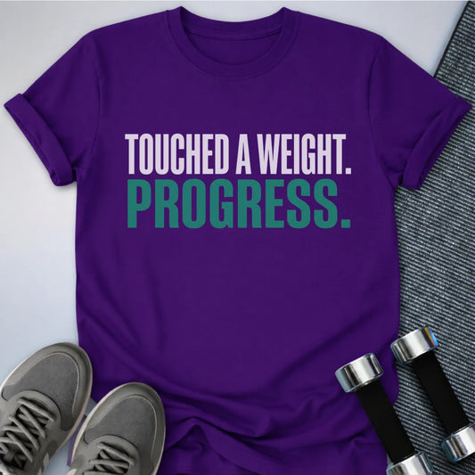 Printify T-Shirt S / Team Purple Touched A Weight T-Shirt