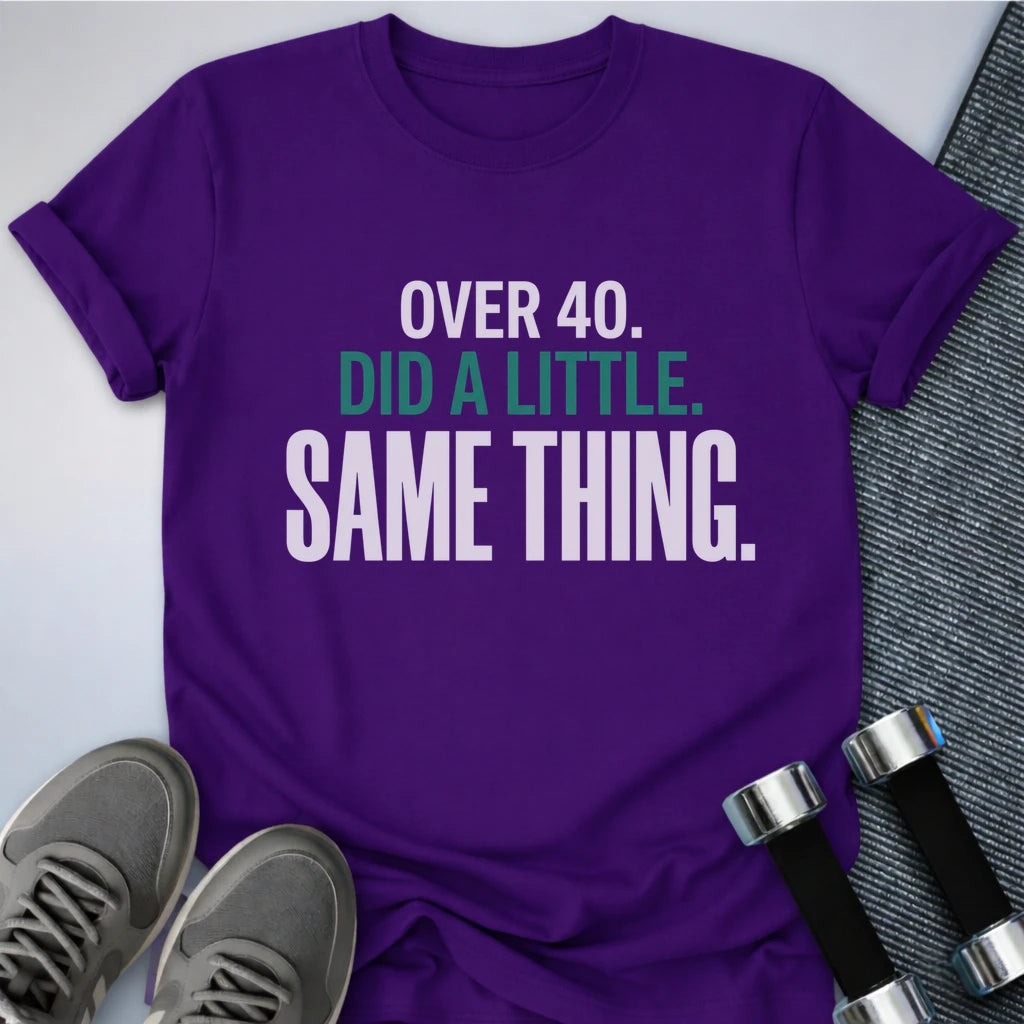 Printify T-Shirt S / Team Purple 40s Same Thing T-Shirt
