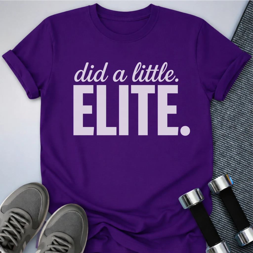 Printify T-Shirt Team Purple / S A Little Elite T-Shirt
