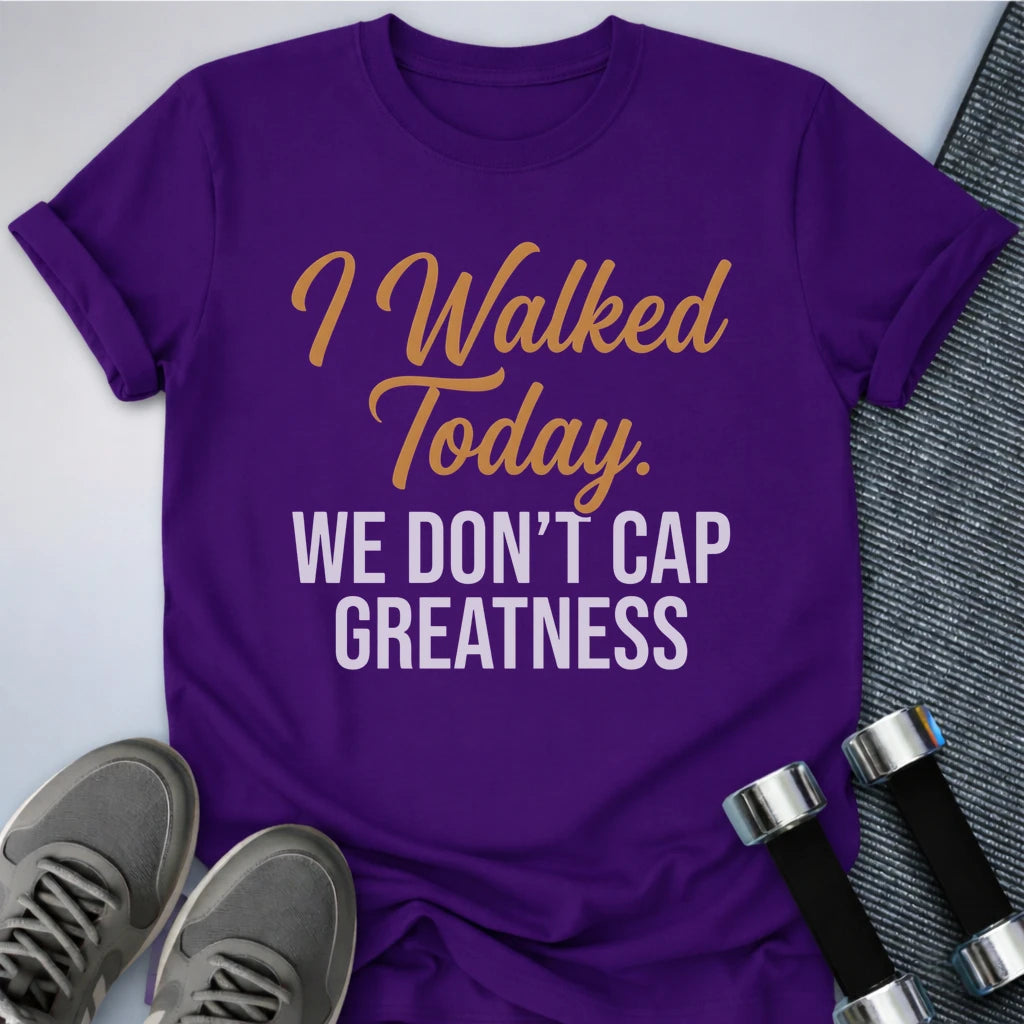 Printify T-Shirt S / Team Purple Don't Cap Greatness T-Shirt