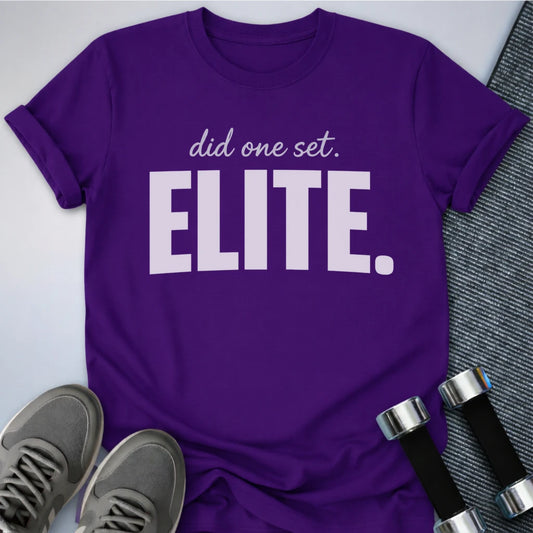 Printify T-Shirt Team Purple / S Did One Set T-Shirt