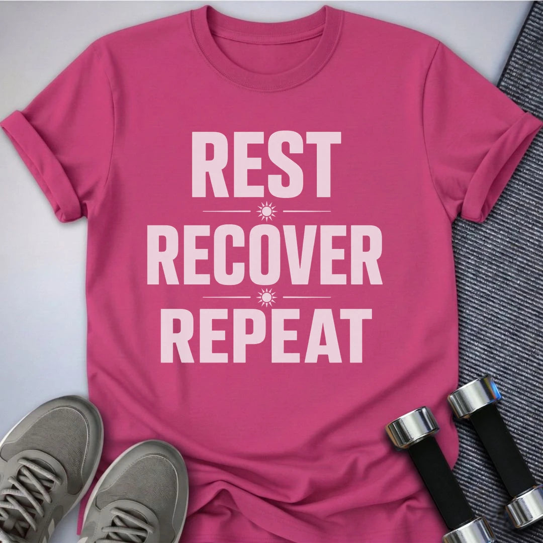 Printify T-Shirt S / Berry Recover & Repeat T-Shirt