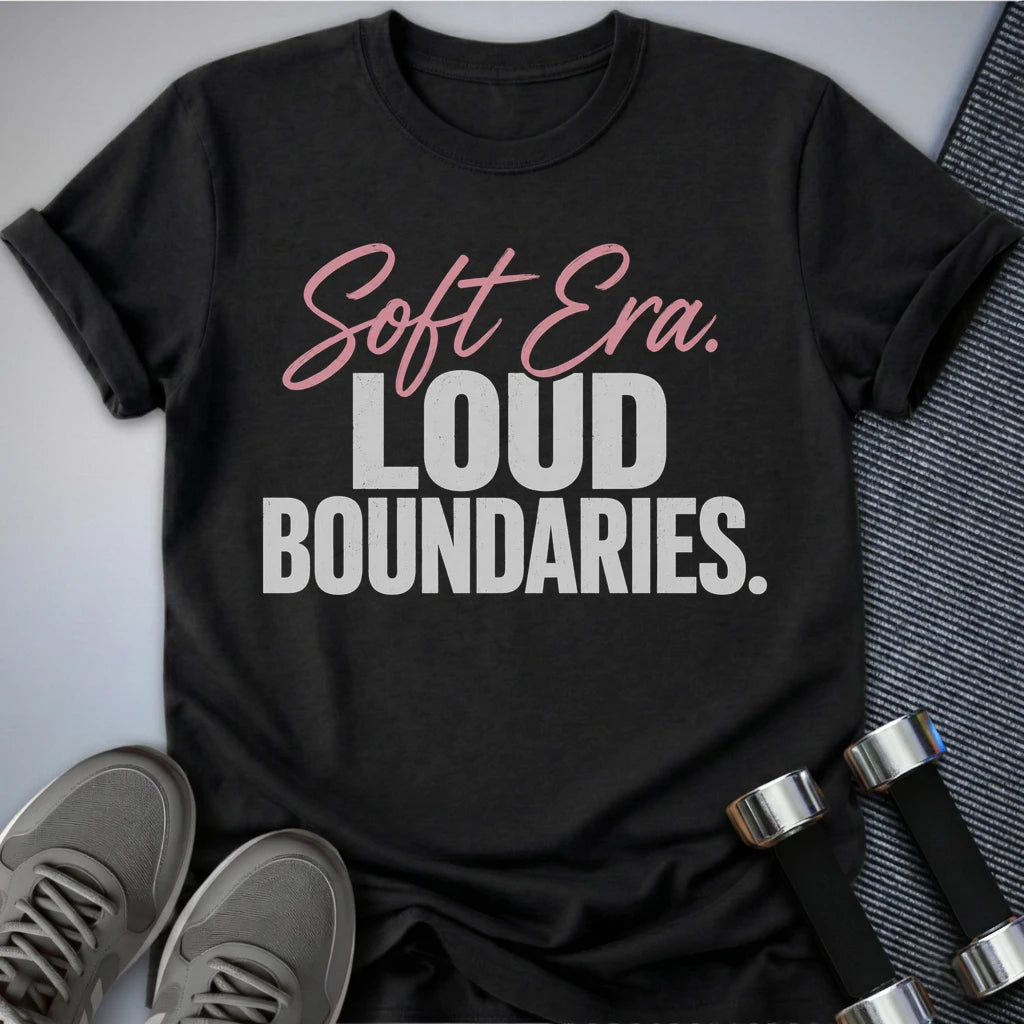Printify T-Shirt S / Dark Grey Heather Loud Boundaries T-Shirt