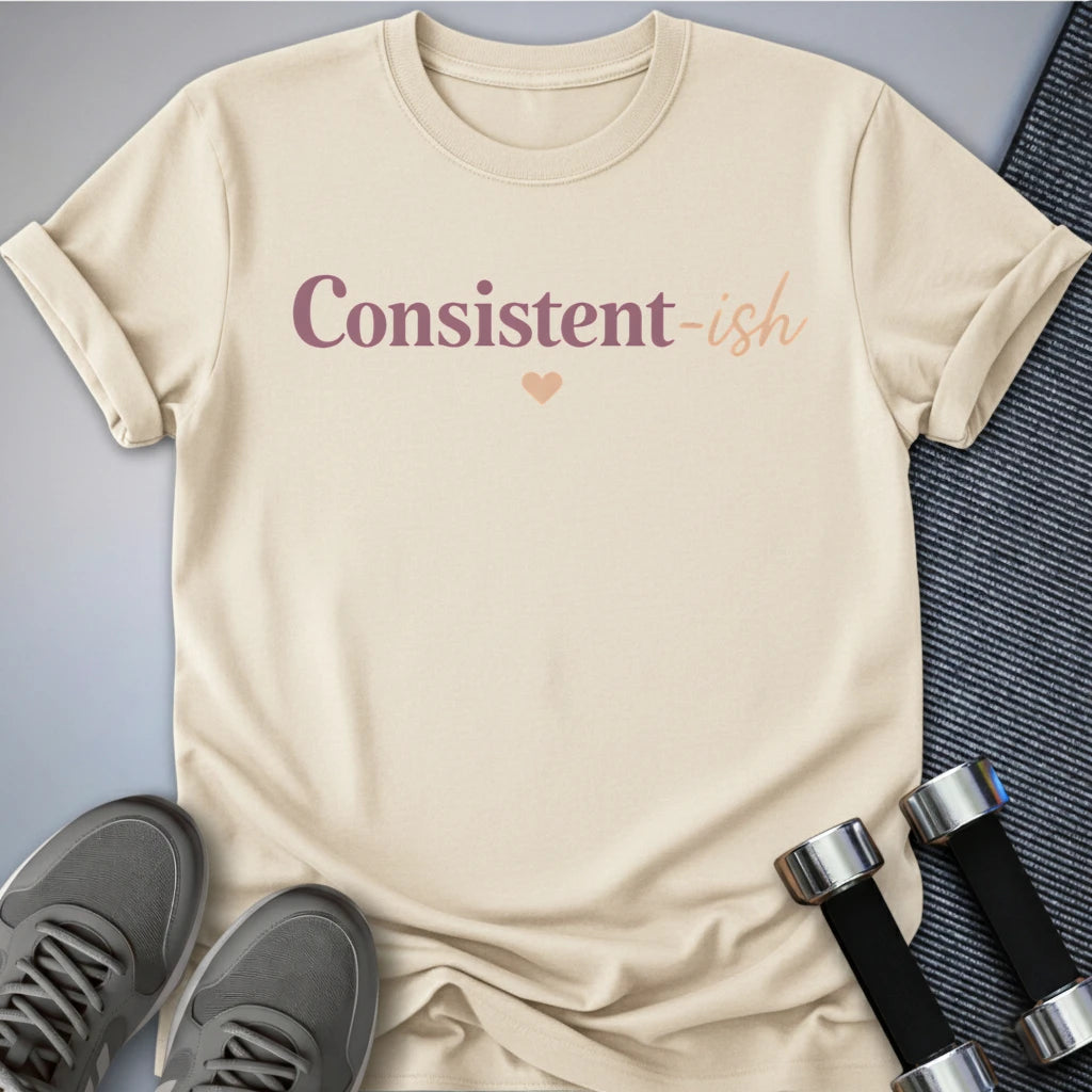 Printify T-Shirt Natural / S Consistent-ish T-Shirt