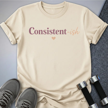 Printify T-Shirt Natural / S Consistent-ish T-Shirt