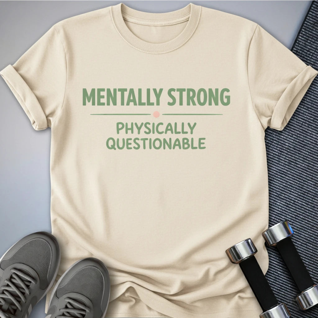 Printify T-Shirt Natural / S Mentally Strong T-Shirt