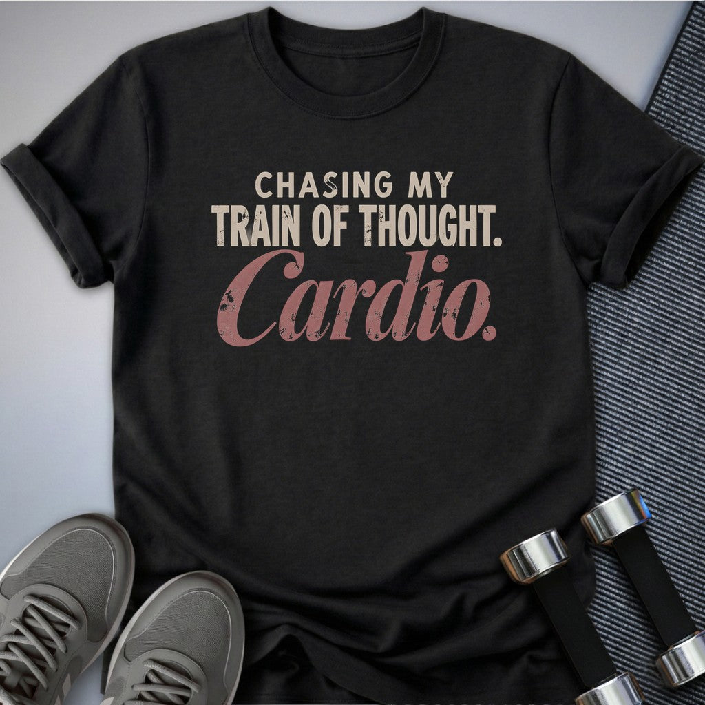 Printify T-Shirt Dark Grey Heather / S Chasing Cardio T-Shirt
