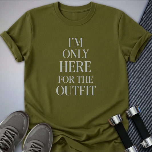 Printify T-Shirt Olive / S Love The Outfit T-Shirt