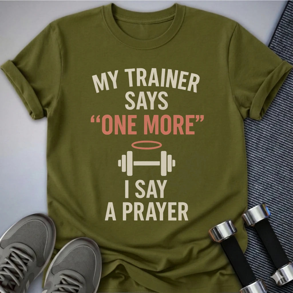 Printify T-Shirt Olive / S Just One More T-Shirt