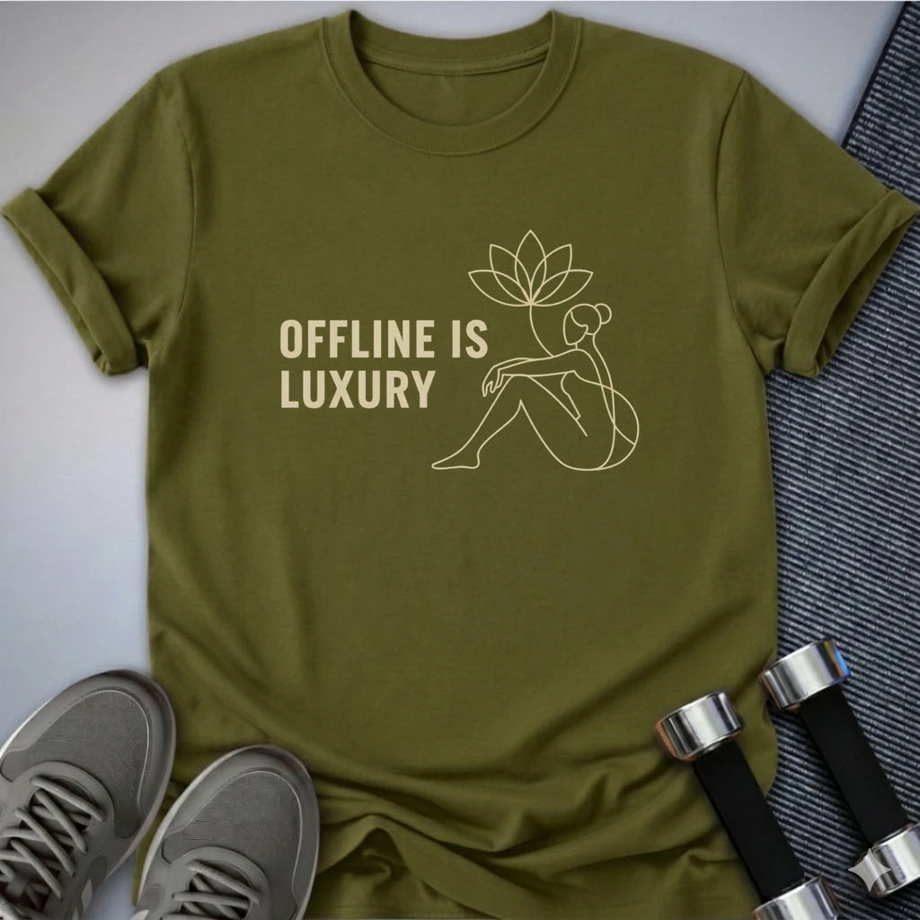 Printify T-Shirt Olive / S New Offline Luxury T-Shirt