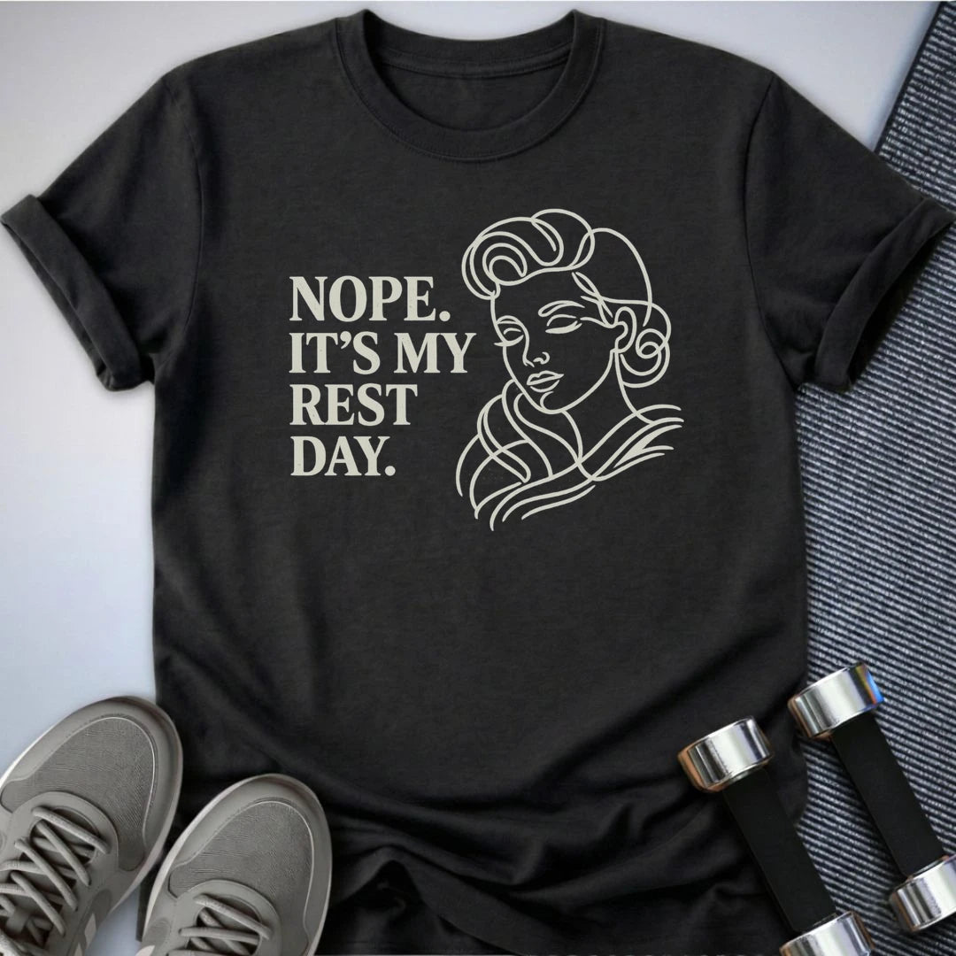 Printify T-Shirt Dark Grey Heather / S My Rest Day T-Shirt