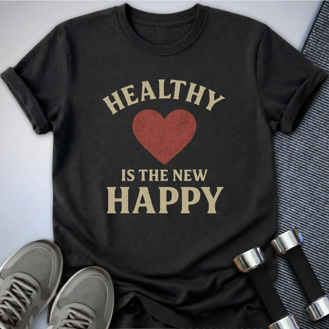 Printify T-Shirt Dark Grey Heather / S Healthy Girl T-Shirt