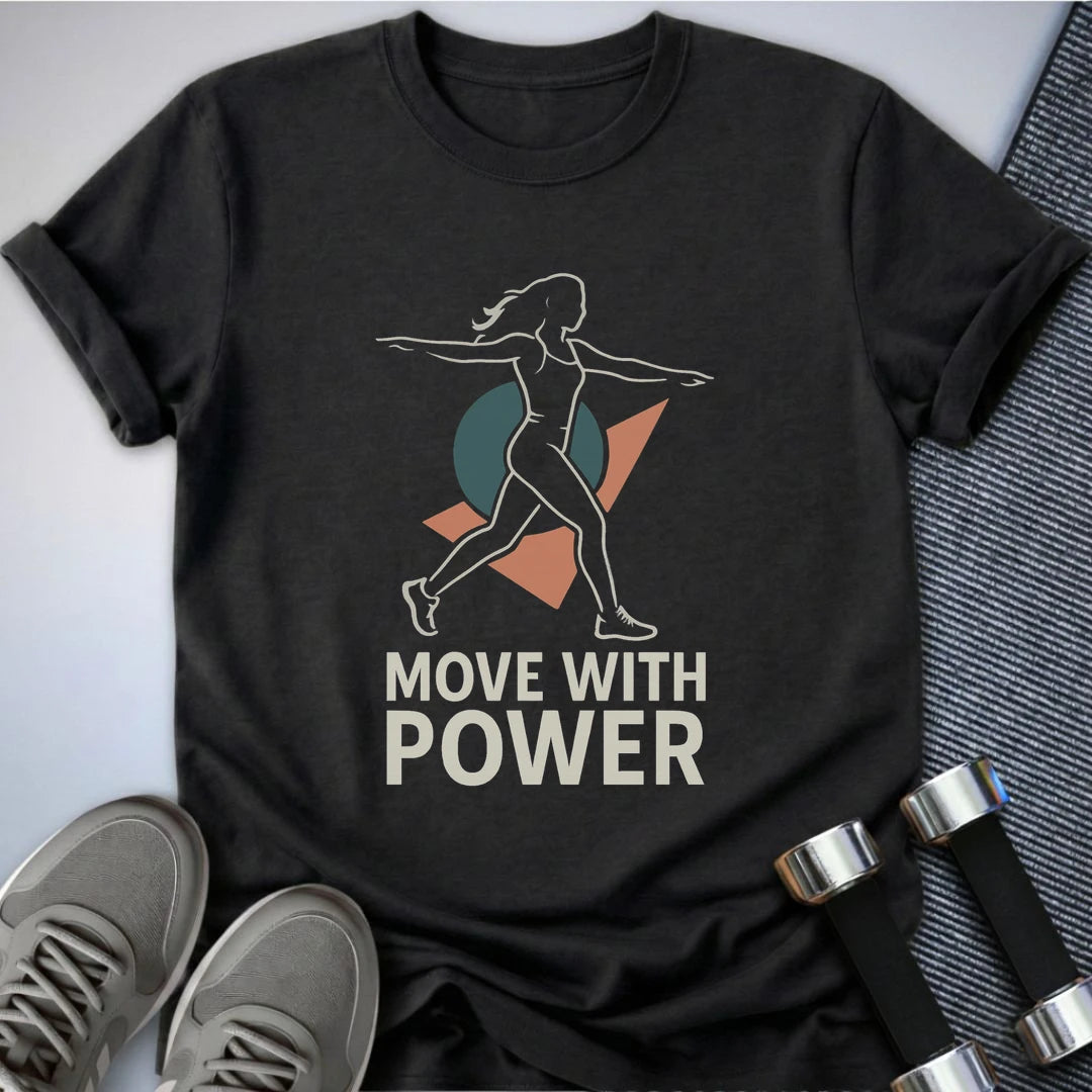 Printify T-Shirt Dark Grey Heather / S Retro Fitness T-Shirt