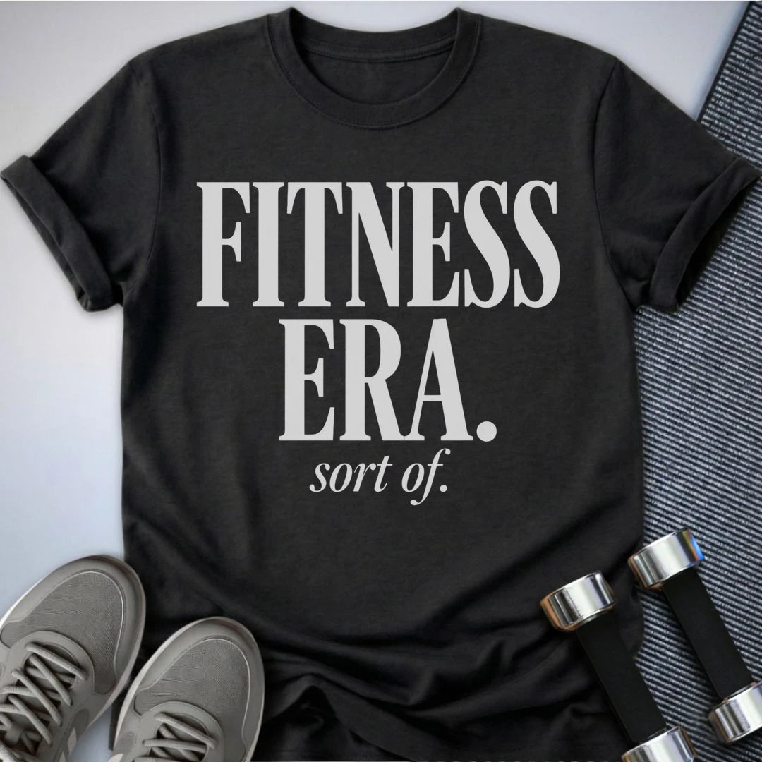 Printify T-Shirt S / Dark Grey Heather Fitness Era T-Shirt