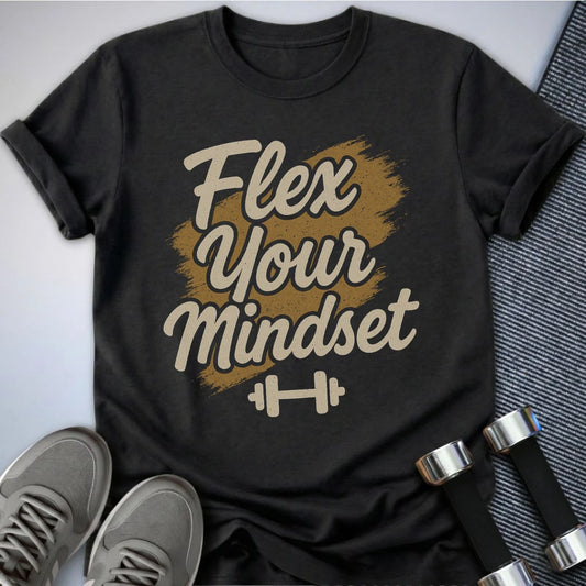 Printify T-Shirt Dark Grey Heather / S Mindset Flex T-Shirt