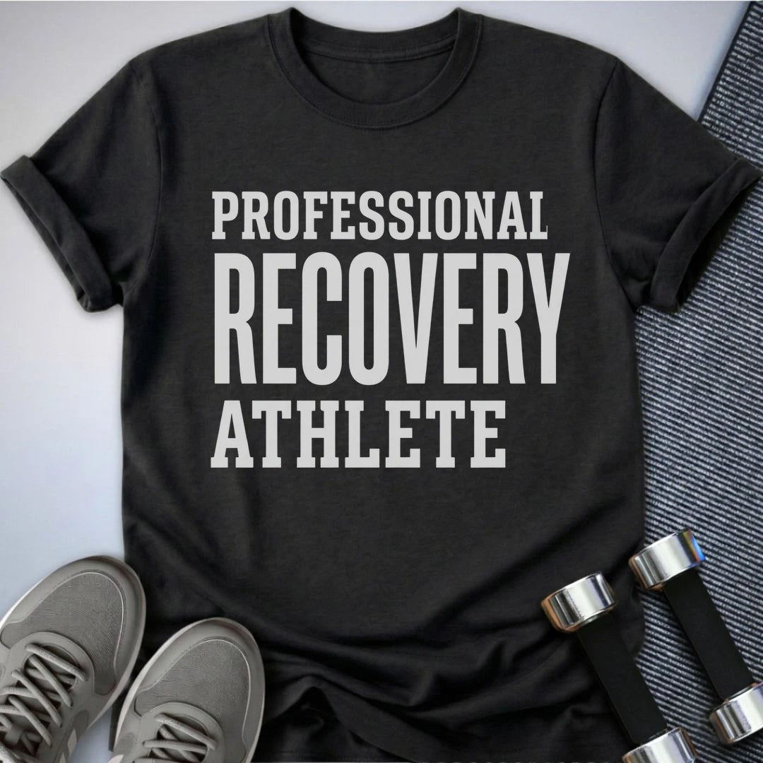 Printify T-Shirt S / Dark Grey Heather Recovery Athlete T-Shirt