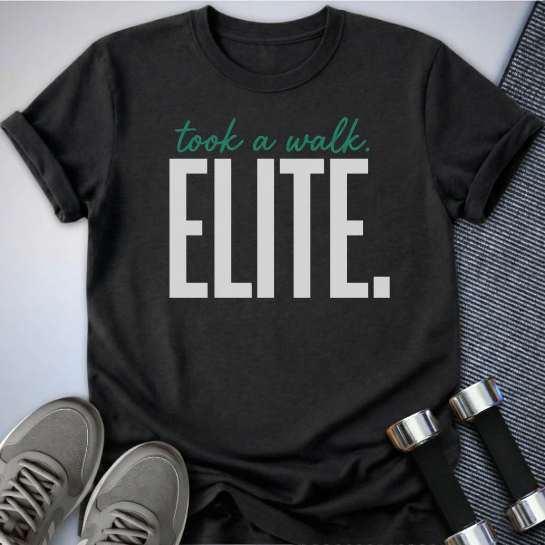 Printify T-Shirt Dark Grey Heather / S A Elite Walk T-Shirt