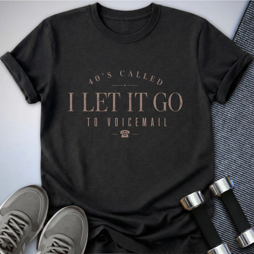 Printify T-Shirt S / Dark Grey Heather 40's Voicemail T-Shirt